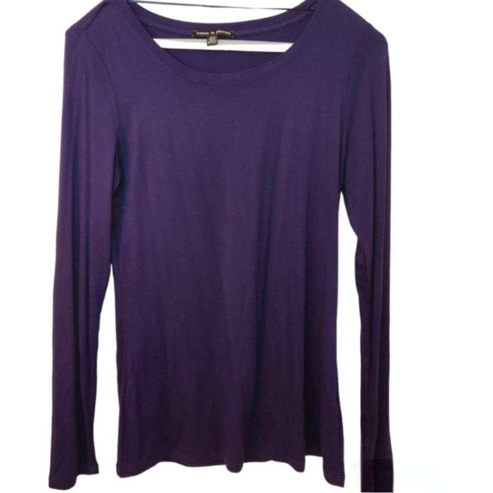 Long sleeve blue top - M